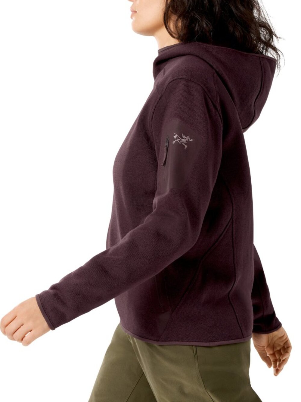 Arc'teryx Covert Pullover Hoody Fleece Lined Phantasm Heather - Picture 5 of 16